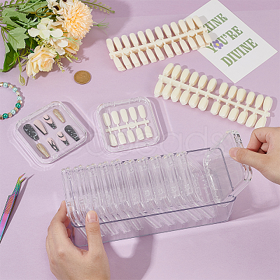 2 Styles Clear Acrylic Storage Box CON-BC0007-49-1