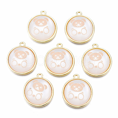 Resin Pendants PALLOY-N161-001-NR-1