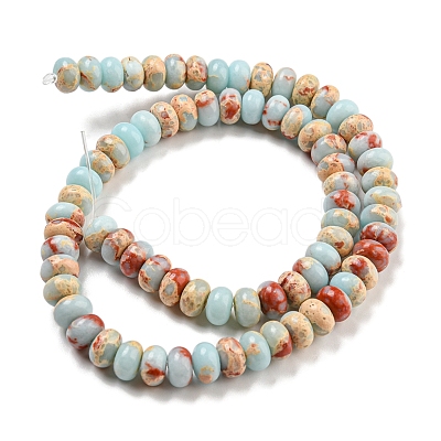 Synthetic Imperial Jasper Dyed Beads Strands G-D077-E01-01I-1