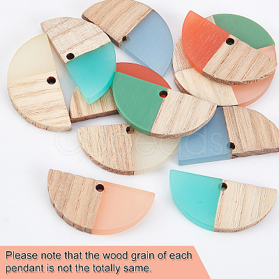 DIY Dangle Half Round Earring Making Kits DIY-OC0006-04-1