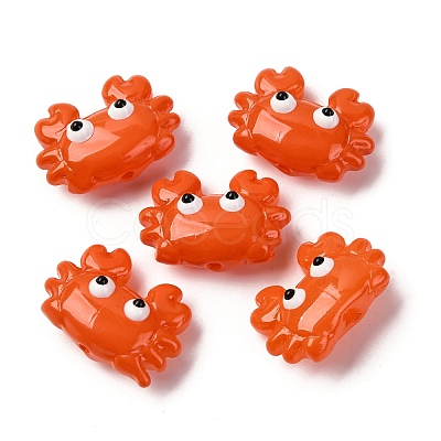 Transparent Glass Enamel Beads LAMP-V001-08K-1