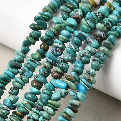Natural HuBei Turquoise Bead Strands G-H345-A01-03-1