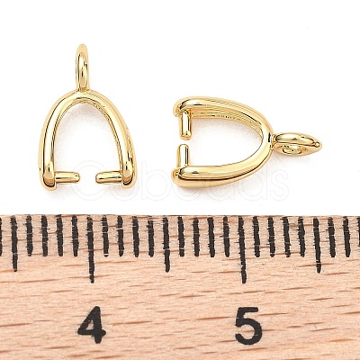 SHEGRACE Brass Ice Pick Pinch Bails XGRQ1U145-371G-1