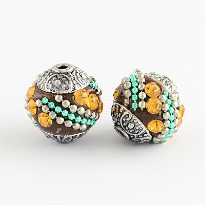 Handmade Indonesia Beads IPDL-R437-08-1
