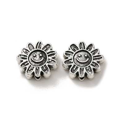 Tibetan Style Alloy Beads PALLOY-P302-12B-AS-1