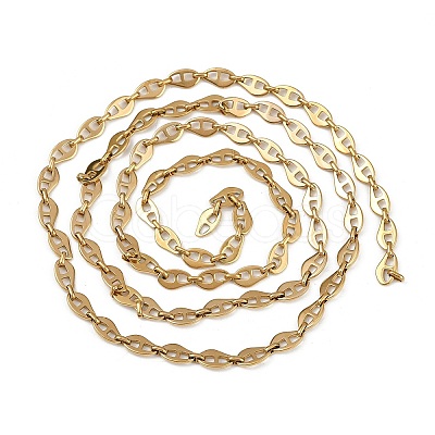 Ion Plating(IP) 304 Stainless Steel Nuggets Link Chains CHS-S012-19G-1