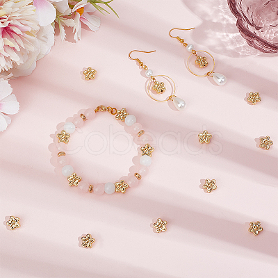 50Pcs Rack Plating Brass Beads KK-BBC0015-76-1