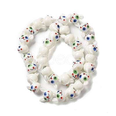 Handmade Lampwork Beads Strands LAMP-Z010-01-1