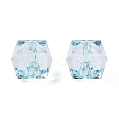 Transparent Acrylic Beads TACR-Q259-10mm-V38-1