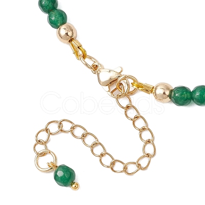 White Jade Necklaces NJEW-JN05340-01-1