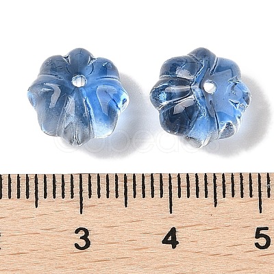 Transparent Spray Paint Glass Beads GLAA-Z011-10F-1