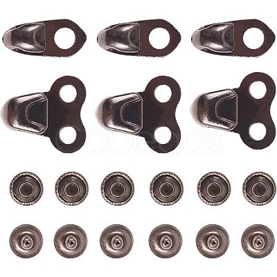 Alloy Boot Lace Hooks PALLOY-NB0001-12B-1