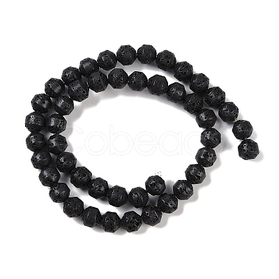 Natural Lava Rock Beads Strands G-A234-D02-01-1