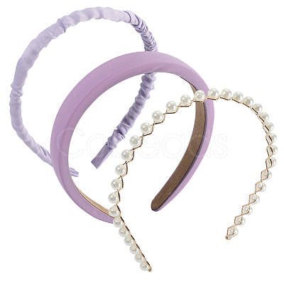 Elegant Cloth Hair Bands AJEW-WH20033-045B-1
