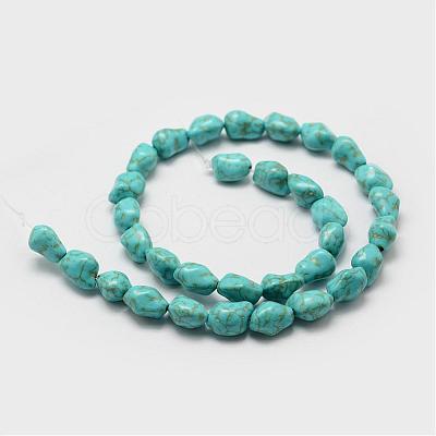 Synthetic Howlite Bead Strands G-P228-35-A-1
