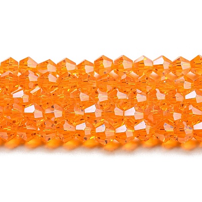 Transparent Electroplate Glass Beads Strands EGLA-A039-T2mm-A23-1