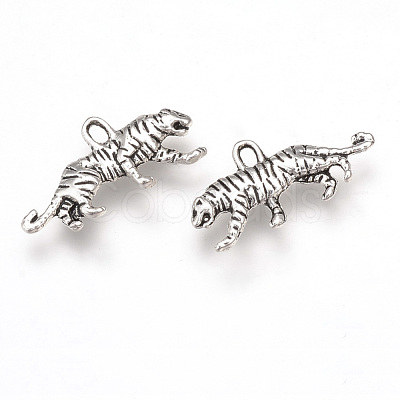 Tibetan Style Alloy Pendants TIBEP-T002-09AS-NR-1