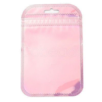 Plastic Glitter Holographic Packaging Yin-yang Resealable Bags OPP-D003-04E-1