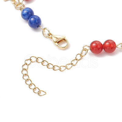 Acrylic Charm Bracelets for Women BJEW-MZ00181-1
