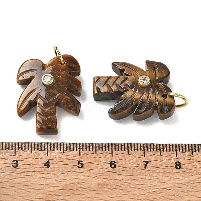 Natural Tiger Eye Carved Pendants GG-CBA67BD-02G-I-1