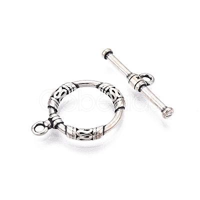 Jewelry Clasps STER-T007-78AS-1