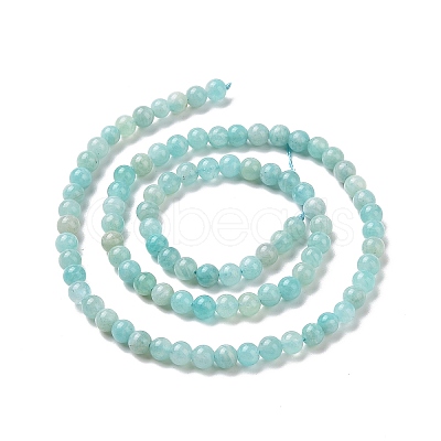 Natural Amazonite Round Beads Strands X-G-A025-01A-1