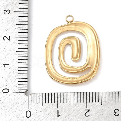 304 Stainless Steel Pendants STAS-C121-45F-G-1