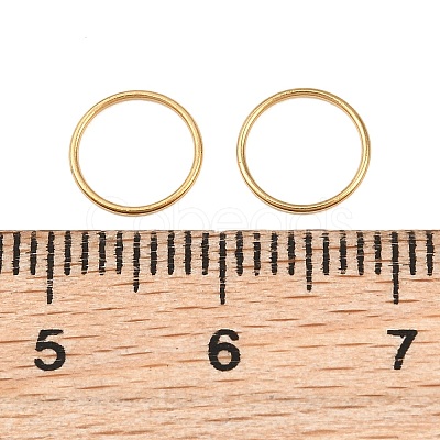 Ion Plating(IP) 304 Stainless Steel Closed Jump Rings STAS-G393-06G-10-1