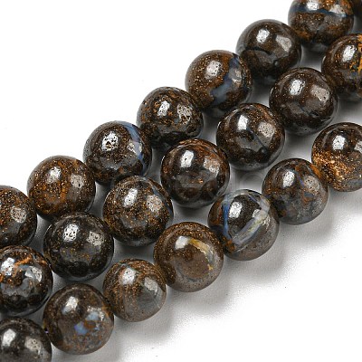 Natural Boulder Opal Beads Strands G-P544-A01-02-1