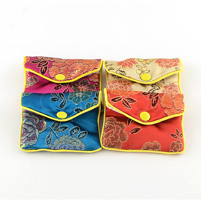 Rectangle Cloth Zip Pouches ABAG-R009-7x8-1