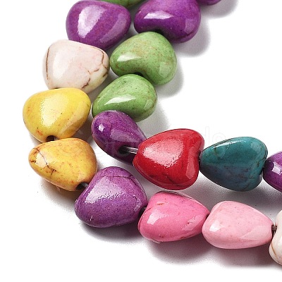 Synthetic Turquoise Beads Strands G-B140-F01-1