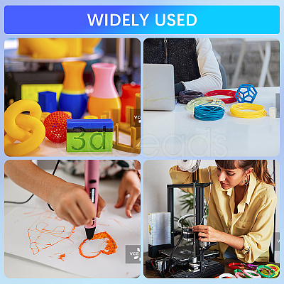30 Bundles 30 Colors 3D Printing Pen Filament DIY-WH0021-40-1