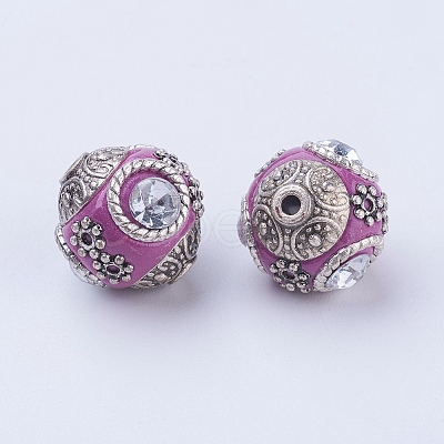 Handmade Indonesia Round Beads IPDL-R400-14-1