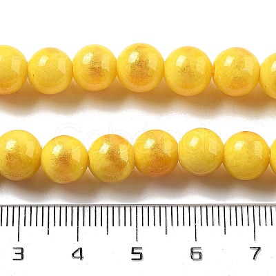 Natural Mashan Jade Beads Strands G-A255-A01-01D-1