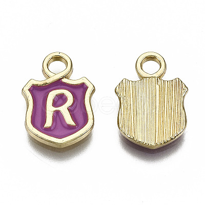 Alloy Enamel Charms ENAM-T012-03R-RS-1