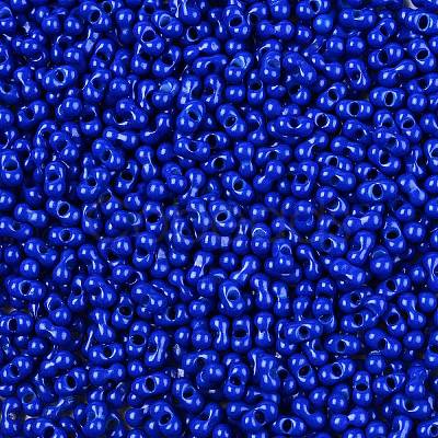 Baking Paint Glass Seed Beads SEED-A033-04E-1