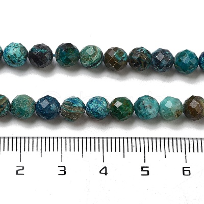 Natural Chrysocolla Beads Strands G-G927-15C-1