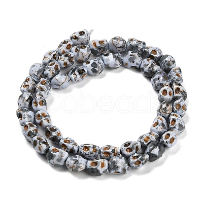 Synthetic Turquoise Beads Strands TURQ-F019-02I-1