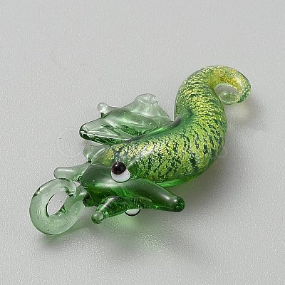Handmade Lampwork Pendants LAMP-CJC0012-08C-1