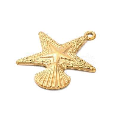304 Stainless Steel Pendants STAS-P417-04A-G-1