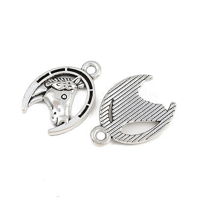 Tibetan Style Alloy Pendants TIBE-B003-19AS-1