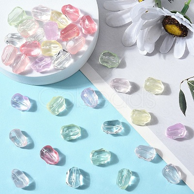 50Pcs Transparent Glass Beads GLAA-YW0004-83A-1