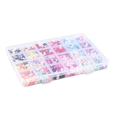 131.1G 23 Styles Opaque Acrylic Beads SACR-FS0001-45-1