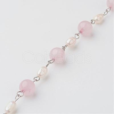 Handmade Chains for Necklaces Bracelets Making AJEW-JB00261-02-1