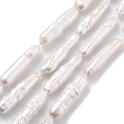 Natural Baroque Keshi Pearl Beads Strands PEAR-P064-05C-05A-1