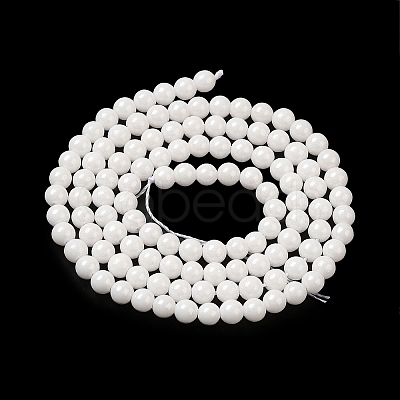 Cubic Zirconia Imitation Pearl Bead Strands ZIRC-P109-03A-09-1