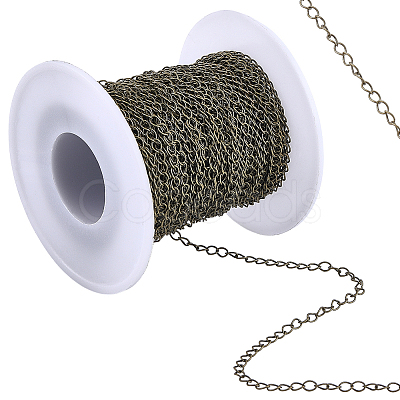 20M Brass Twisted Chains CHC-BM0001-01AB-1