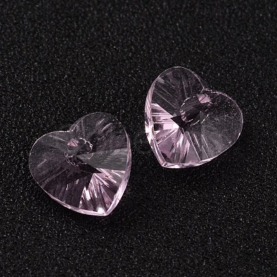 Romantic Valentines Ideas Glass Charms G030V14mm-02-1