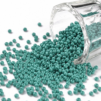 11/0 Grade A Baking Paint Glass Seed Beads X-SEED-N001-A-1015-1