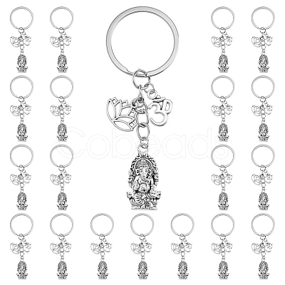 20Pcs Alloy Keychains KEYC-HY00018-1